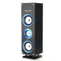 High quality wooden tower speaker box portable usb mp3 player speakers